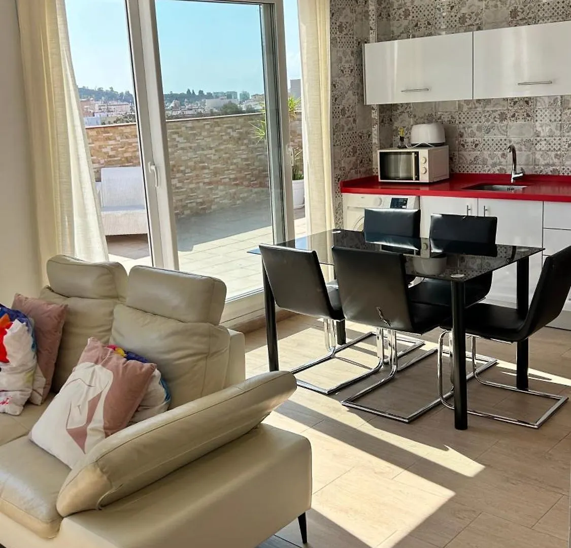 Vistas Rascacielos Infinito Ciudad Málaga Spagna